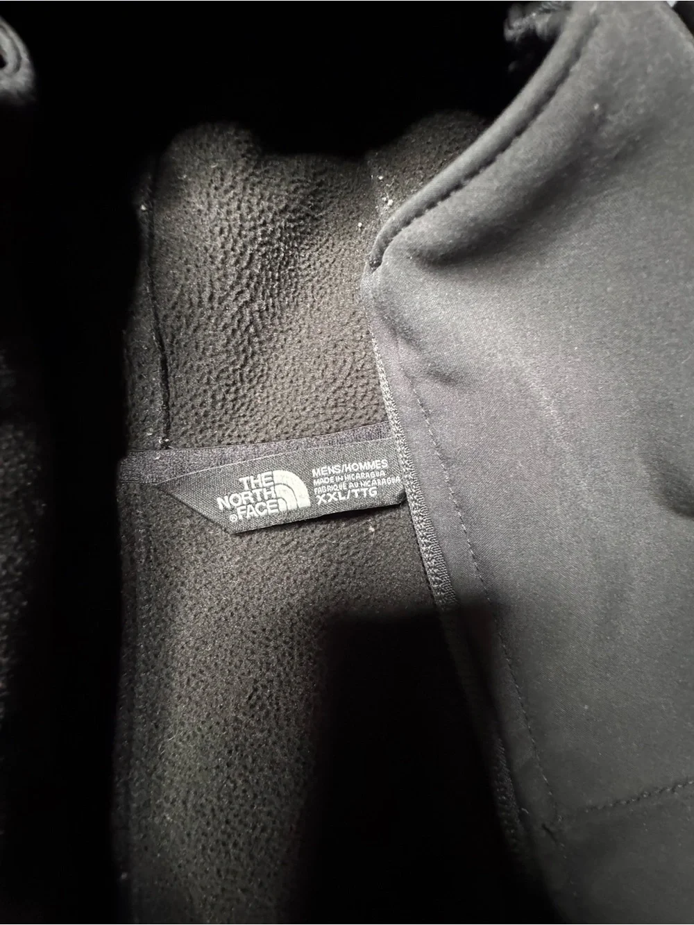 The north face full zip jacket XXL